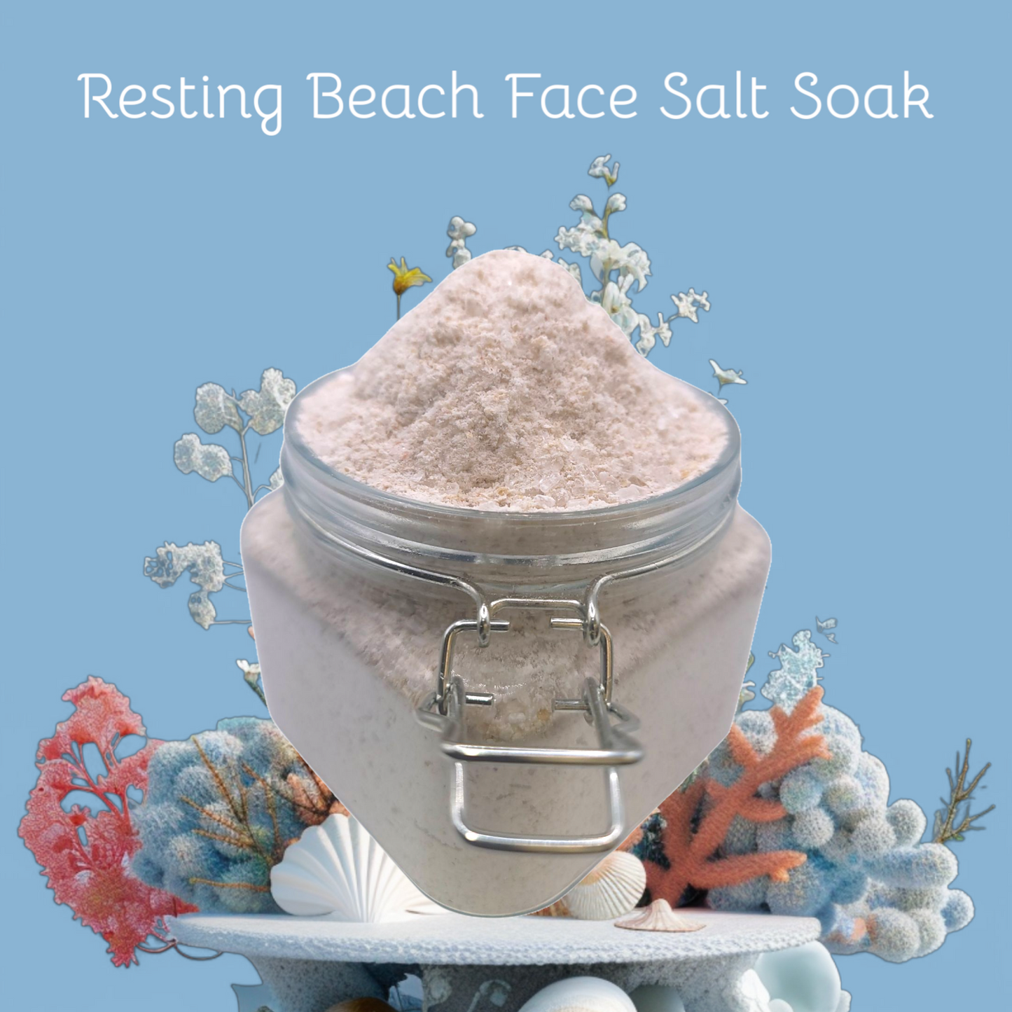 Resting Beach Face Salt Soak 10 oz